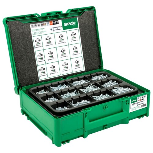 SPAX Box systainer T-Loc Senkkopf T-STAR plus