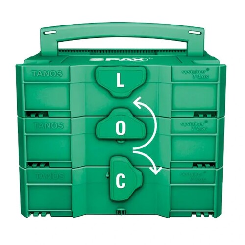 SPAX Box systainer T-Loc Senkkopf T-STAR plus