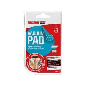 fischer VAKUUM PAD rund 2 Stk