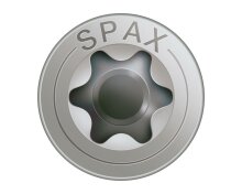SPAX Universalschraube Senkkopf T-STAR plus Edelstahl rostfrei A2 8x80 Teilgewinde 10 Stk
