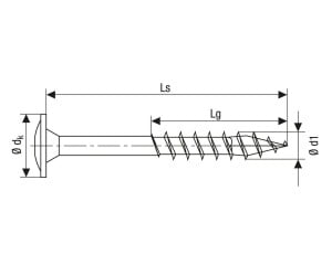 SPAX Tellerkopf HI.FORCE Edelstahl rostfrei A2 8 x 240 10 Stk