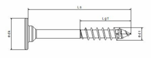 SPAX Korpusschraube Rückwandkopf, T-STAR plus, Vernickelt 4,0 x 30mm - 200 Stk