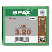 SPAX R&uuml;ckwandschraube T-STAR Plus 3,0 x 20 300 Stk