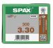 SPAX Rückwandschraube T-STAR Plus 3,0 x 30 300 Stk