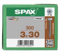 SPAX Rückwandschraube T-STAR Plus 3,0 x 30 300 Stk