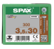 SPAX Rückwandschraube T-STAR Plus 3,5 x 30 - 300 Stk