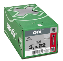 SPAX GIX-C Trockenbauschraube Senkkopf Fräsrippen H2 HILO-Gewinde  -  1000 Stk 3,9x22