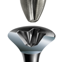 SPAX GIX-D Trockenbauschraube Trompetenkopf H2 Bohrspitze  -  magaziniert 1000 Stk 3,5x45