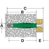 SPAX Dübel Typ-SD 5,0 x 25 mm 50 Stück