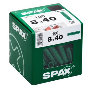 SPAX Dübel Typ-SD 8,0 x 40 mm 100 Stück