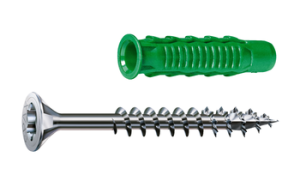 SPAX Dübel SD - Universalschraube Kombi-Pack Spreizdübel 6x30 mm + SPAX 4,5x45 mm (6+6 Stk.)