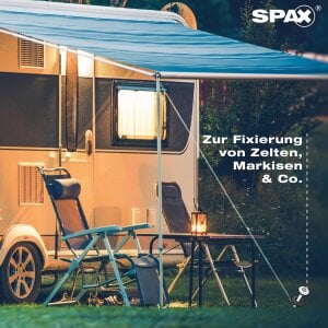SPAX Zeltschrauben Camping-Komplettset