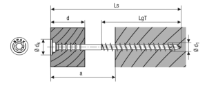 SPAX Justierschraube 6 x 70 - 100 Stk