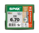 SPAX Justierschraube 6 x 70 - 100 Stk