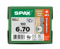 SPAX Justierschraube 6 x 70 - 100 Stk