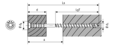 SPAX Justierschraube 6 x 80 - 100 Stk