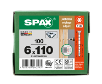 SPAX Justierschraube 6 x 110 - 100 Stk