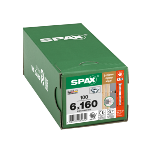 SPAX Justierschraube 6 x 160 - 100 Stk