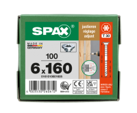 SPAX Justierschraube 6 x 160 - 100 Stk slider