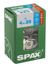 SPAX Spenglerschraube A2 T20 - 20mm - 4,5 x 25 - 75 Stk