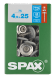 SPAX Spenglerschraube A2 T20 - 20mm - 4,5 x 25 - 75 Stk