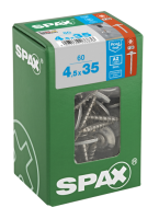 SPAX Spenglerschraube A2 T20 - 20mm - 4,5 x 35 - 60 Stk