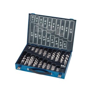HSS-G DIN 338 PROFI-BASIC Metallkoffer 170-tlg. 1,0 - 10,0 x 0,5 mm stg. / MG 170 P-Basic
