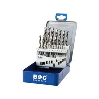 HSS-G DIN 338 PROFI-PLUS in BC-Industriekass. 19-tlg. 1,0 - 10,0 x 0,5 mm stg. / MG 10 P-Plus