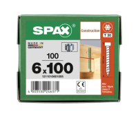 SPAX WIROX Zylinderkopfschraube  T-STARplus VG TX30 6 x 100  100 Stk