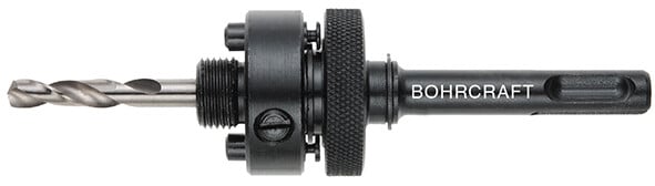 Lochsägen-Aufnahmeschaft SDS-plus inkl. Bohrer AS 6 für Sägen 32 - 210 mm