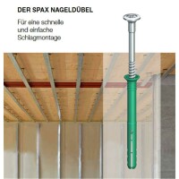 SPAX Nageldübel Senkkopf