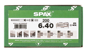 SPAX Nageldübel 6 x 40 200 Stk