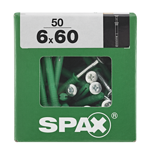 SPAX Nageldübel 6 x 60 50 Stk
