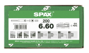 SPAX Nageldübel 6 x 60 200 Stk