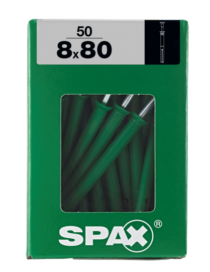 SPAX Nageldübel 8 x 80 50 Stk