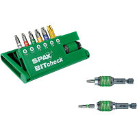 SPAX-BITBOX T-STAR PLUS (6 BITS T10-T40 25MM + 1  Schnellwechsel-Bithalter)