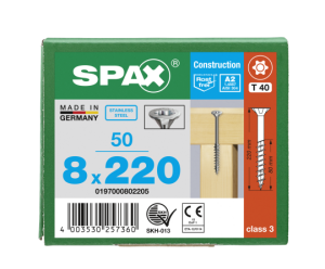 SPAX Universalschraube Senkkopf T-STAR plus Edelstahl...