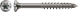 SPAX Linsensenkkopf mit sehr kleinem Kopf, T-STAR plus, CUT-Spitze, Teilgewinde, Edelstahl rostfrei A2    1.4567   4 x 60 - 100 Stk