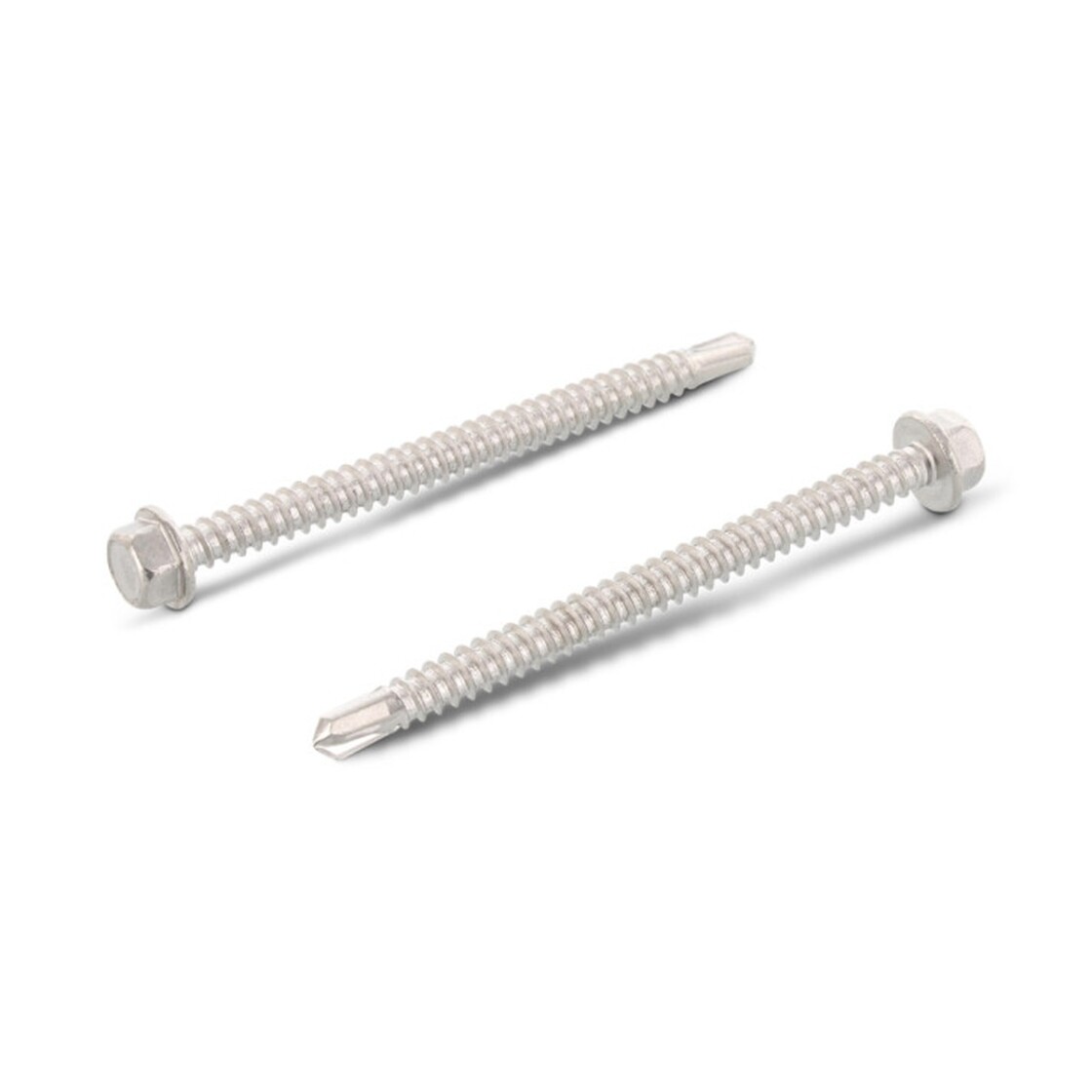 Confezione Da 800 Pezzi DIN 7504 K In Acciaio Zincato 4,2 X 13 Mm, Viti Autoforanti In Lamiera Di Metallo, Testa A Rondella Esagonale, Autofilettante - 7