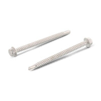 Bohrschraube DIN 7504 6kantkopf Bund Form K 4,8 X 38 Edelstahl rostfrei A2 500 Stk