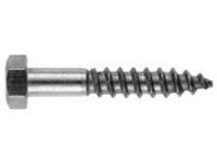 Sechskant-Holzschrauben  galv. verzinkt DIN 571 - 5 x 35 - 200 Stk