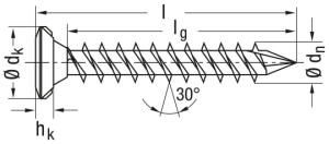 SPAX-FEX-CUT Fensterbauschraube 4.0x25mm PH2 Titan Silber - 3000 Stk