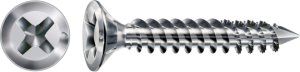 SPAX-FEX-CUT Fensterbauschraube 4.0x25mm PH2 Titan Silber - 3000 Stk