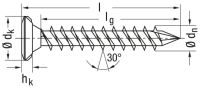 SPAX-FEX-CUT Fensterbauschraube 4.0x25mm PH2 Titan Silber - 3000 Stk
