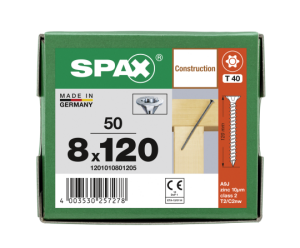 SPAX Senkkopf 8 mm T-STAR plus - Vollgewinde WIROX A3J...