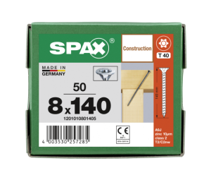 SPAX Senkkopf 8 mm T-STAR plus - Vollgewinde WIROX A3J...