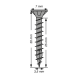 SPAX Senkmultikopf T-STAR PLUS T20 Vollgewinde schwarz verzinkt - 200 Stk - 3,5 x 30