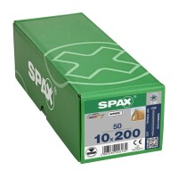 SPAX Senkkopf 10 mm T-STAR plus - Vollgewinde WIROX A3J  T50  -  10x160  -  5 Stk