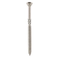 SPEEDpoint Terrassenschraube 5 x 40 mm - Linsensenkkopf - T-STAR T25 - Schabenut - Edelstahl rostfrei A2 - 200 Stk