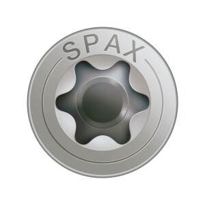 SPAX Edelstahlschraube - 4 x 35 mm - 180 Stk - Teilgewinde - Senkkopf - T-STAR plus T20 - 4CUT - Edelstahl rostfrei A2